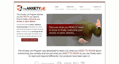 Desktop Screenshot of anxietylie.com